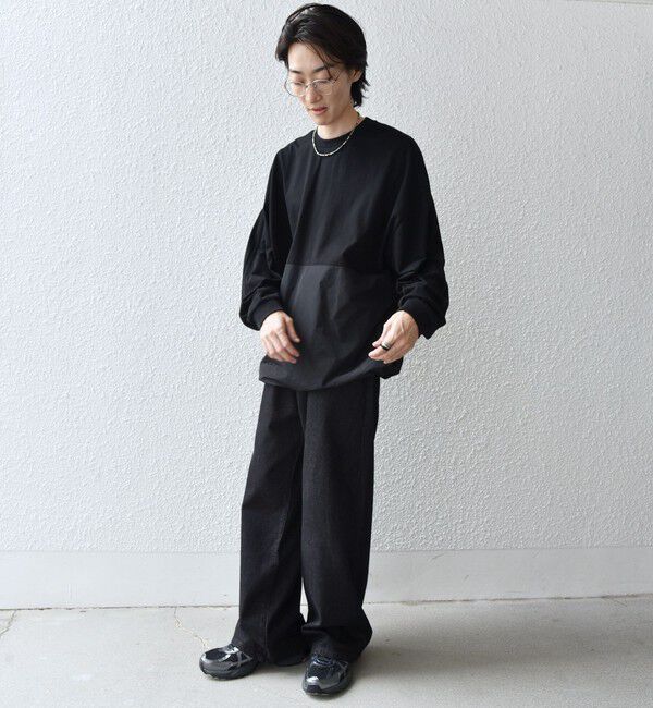 SHIPS any「SHIPS any: カラーミックスコード トーン オン トーン デザイン Tシャツ【a-nylon】◇」|Tシャツ・カットソー|