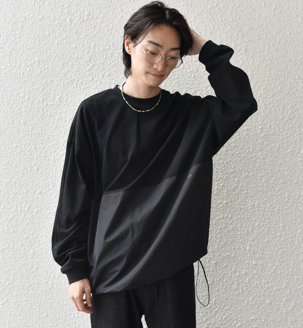 SHIPS any「SHIPS any: カラーミックスコード トーン オン トーン デザイン Tシャツ【a-nylon】◇」|Tシャツ・カットソー|