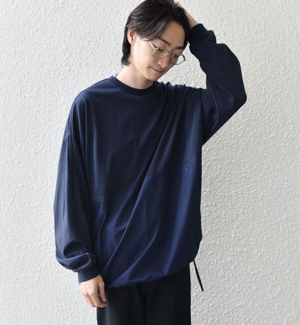 SHIPS any「SHIPS any: カラーミックスコード トーン オン トーン デザイン Tシャツ【a-nylon】◇」|Tシャツ・カットソー|