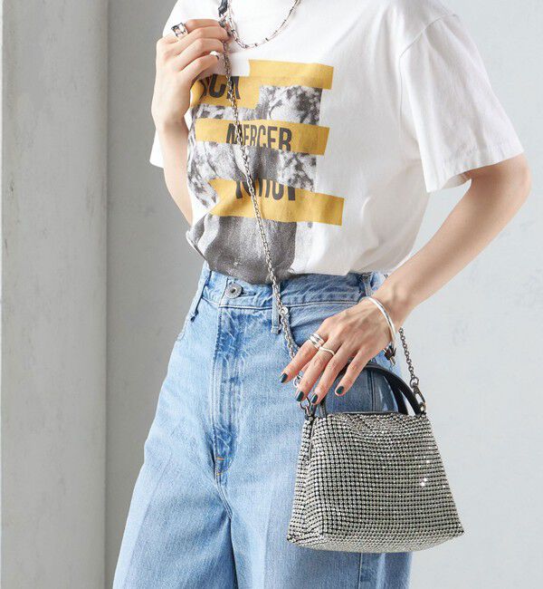SHIPS for women「ビジュー ポシェット」|ショルダー・メッセンジャー|シルバー
