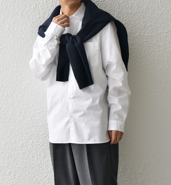 SHIPS any「SHIPS any: ストライプ / ソリッド リラックス レギュラーカラー シャツ 25AW◇」|シャツ・ブラウス|