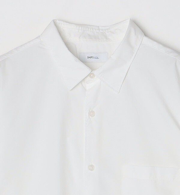 SHIPS any「SHIPS any: ストライプ / ソリッド リラックス レギュラーカラー シャツ 25AW◇」|シャツ・ブラウス|