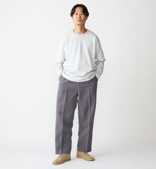 SHIPS「SHIPS: リバーシブル クルーネック 長袖 Tシャツ (ロンT)」|Tシャツ・カットソー|