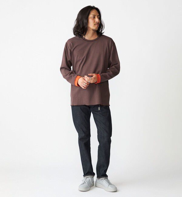 SHIPS「SHIPS: リバーシブル クルーネック 長袖 Tシャツ (ロンT)」|Tシャツ・カットソー|