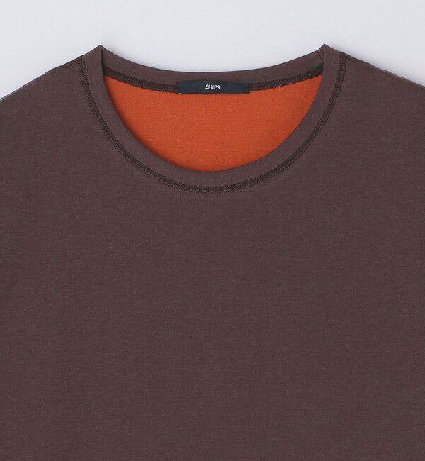 SHIPS「SHIPS: リバーシブル クルーネック 長袖 Tシャツ (ロンT)」|Tシャツ・カットソー|