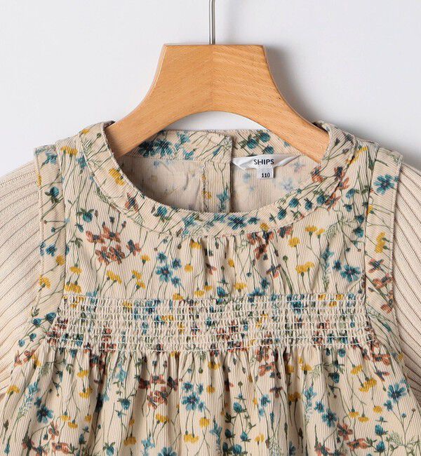 SHIPS KIDS「SHIPS KIDS:100～130cm / コーデュロイ リブ レイヤード トップス」|その他|