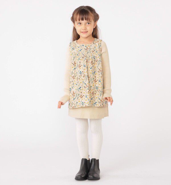 SHIPS KIDS「SHIPS KIDS:100～130cm / コーデュロイ リブ レイヤード トップス」|その他|