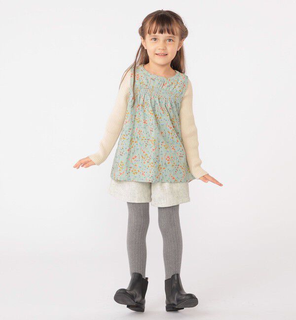 SHIPS KIDS「SHIPS KIDS:100～130cm / コーデュロイ リブ レイヤード トップス」|その他|