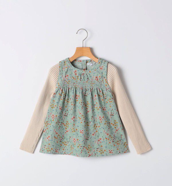 SHIPS KIDS「SHIPS KIDS:100～130cm / コーデュロイ リブ レイヤード トップス」|その他|