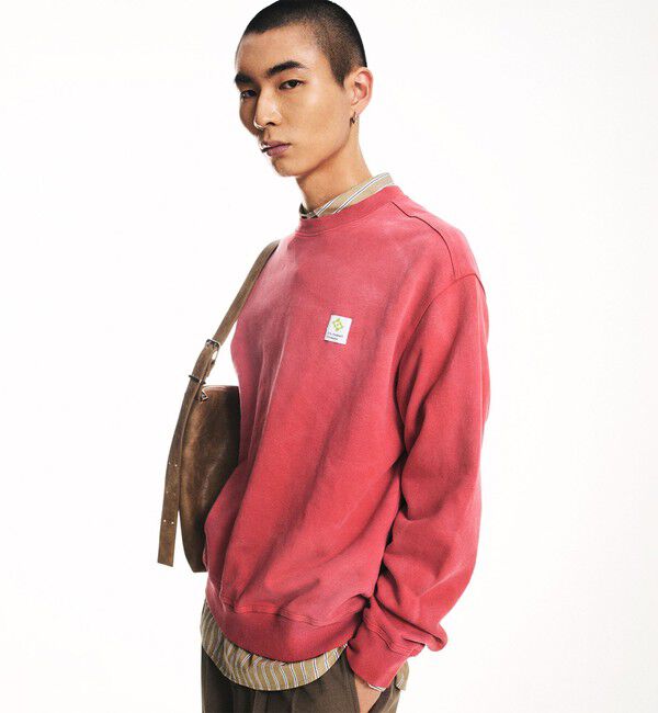 SHIPS「City Ambient Products: フロスト フェード スクエアロゴ スウェット」|スウェット・ジャージ|