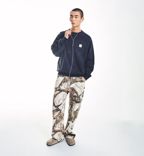 SHIPS「City Ambient Products: フロスト フェード スクエアロゴ スウェット」|スウェット・ジャージ|