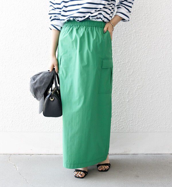 SHIPS any「SHIPS any:〈洗濯機可能〉タイプライター イージー カーゴ タイト スカート」|スカート|