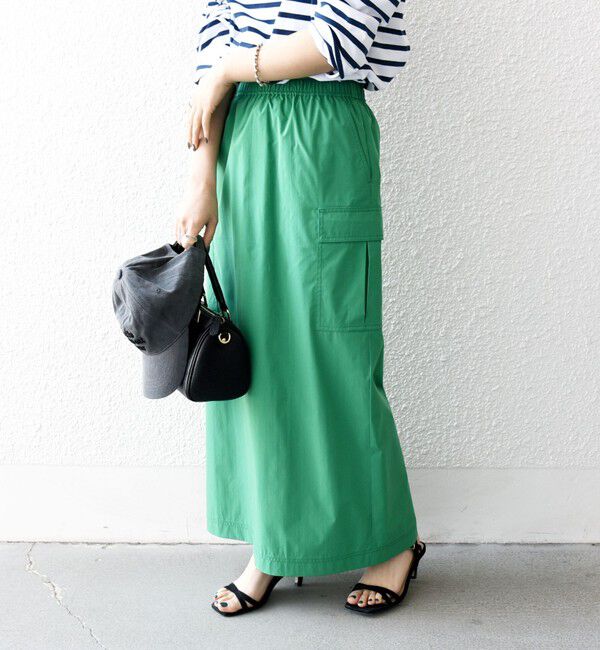 SHIPS any「SHIPS any:〈洗濯機可能〉タイプライター イージー カーゴ タイト スカート」|スカート|