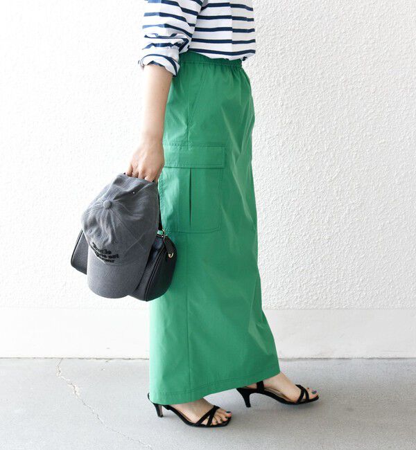 SHIPS any「SHIPS any:〈洗濯機可能〉タイプライター イージー カーゴ タイト スカート」|スカート|