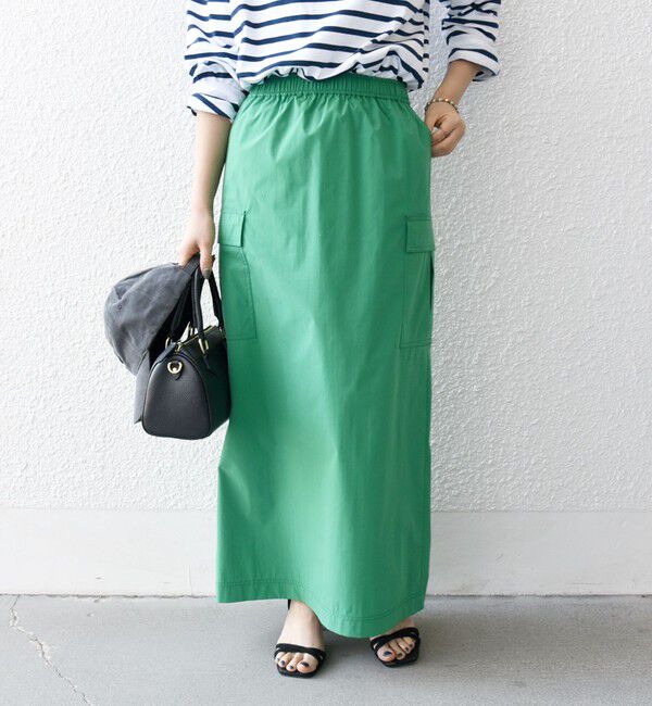 SHIPS any「SHIPS any:〈洗濯機可能〉タイプライター イージー カーゴ タイト スカート」|スカート|