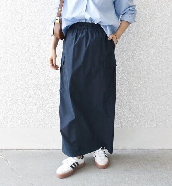 SHIPS any「SHIPS any:〈洗濯機可能〉タイプライター イージー カーゴ タイト スカート」|スカート|