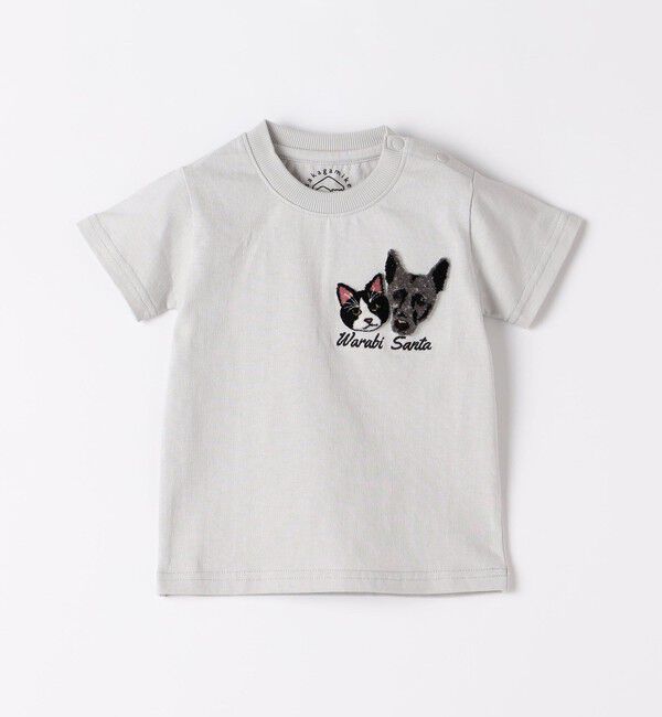 SHIPS Colors 「さかがみ家&times;SHIPS KIDS:80～130cm / コラボ 刺繍 Tシャツ◇」|Tシャツ・カットソー|