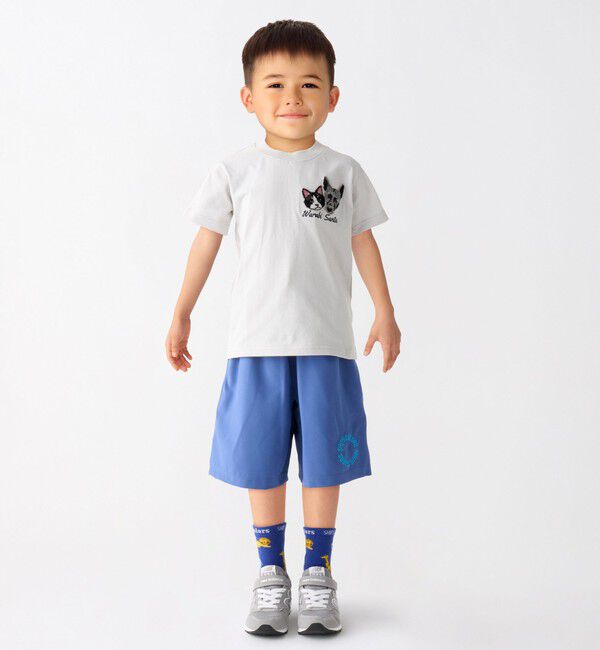 SHIPS Colors 「さかがみ家&times;SHIPS KIDS:80～130cm / コラボ 刺繍 Tシャツ◇」|Tシャツ・カットソー|