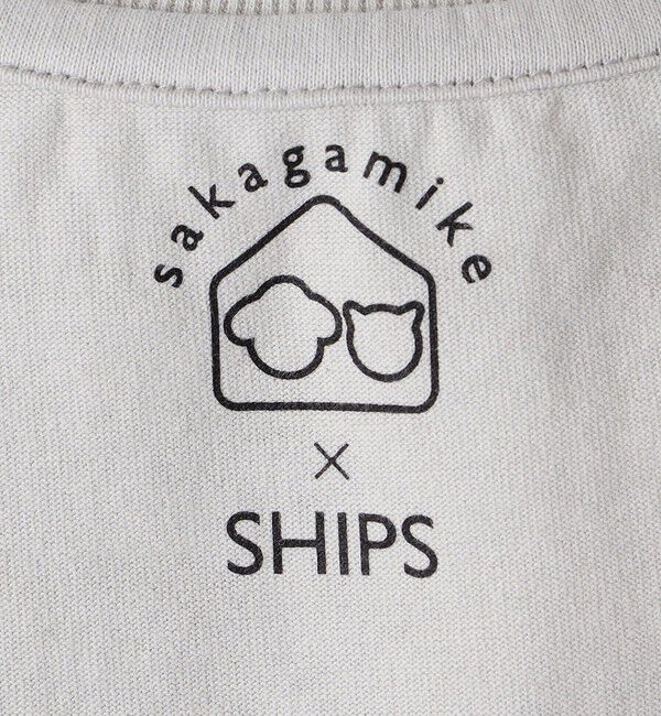 SHIPS Colors 「さかがみ家&times;SHIPS KIDS:80～130cm / コラボ 刺繍 Tシャツ◇」|Tシャツ・カットソー|