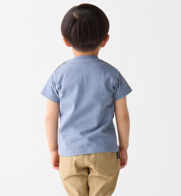 SHIPS Colors 「さかがみ家&times;SHIPS KIDS:80～130cm / コラボ 刺繍 Tシャツ◇」|Tシャツ・カットソー|