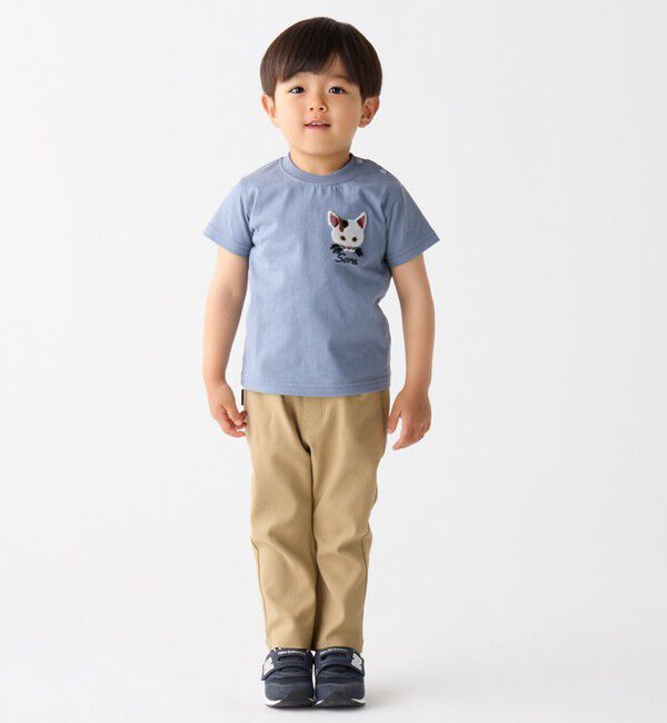 SHIPS Colors 「さかがみ家&times;SHIPS KIDS:80～130cm / コラボ 刺繍 Tシャツ◇」|Tシャツ・カットソー|