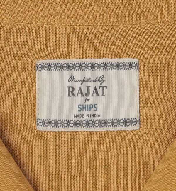 SHIPS「RAJAT: ハンド エンブロイダリー バック ショートスリーブ シャツ」|シャツ・ブラウス|