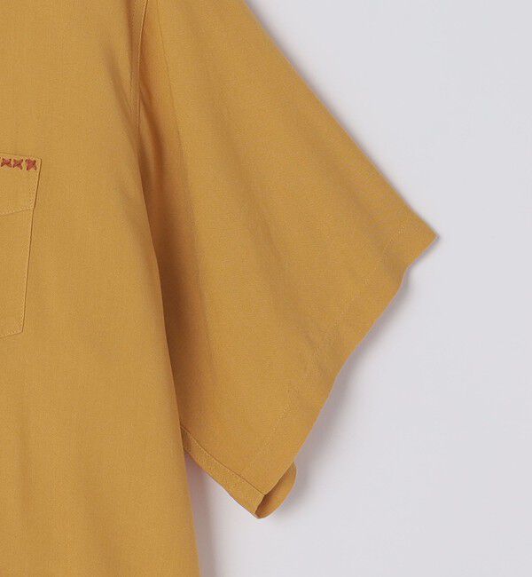 SHIPS「RAJAT: ハンド エンブロイダリー バック ショートスリーブ シャツ」|シャツ・ブラウス|