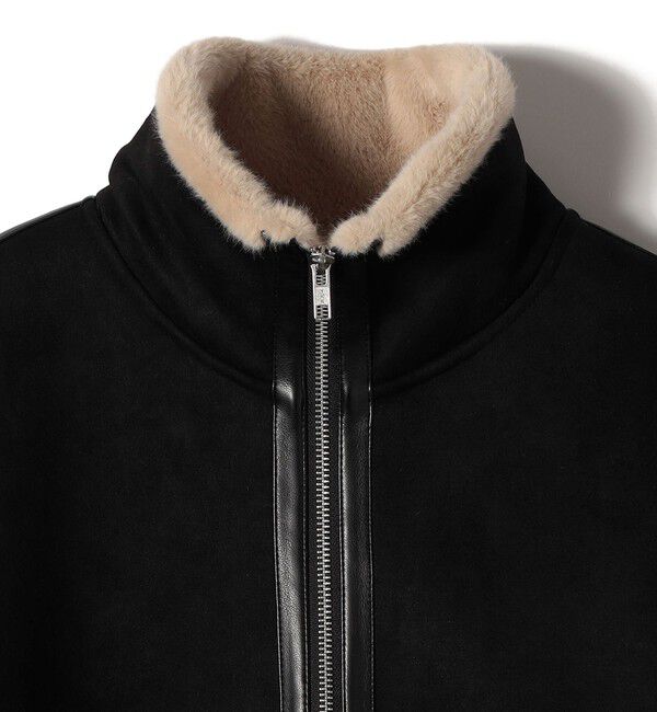 SHIPS for women「フェイク ムートン ジップ コート」|その他|