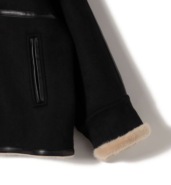 SHIPS for women「フェイク ムートン ジップ コート」|その他|