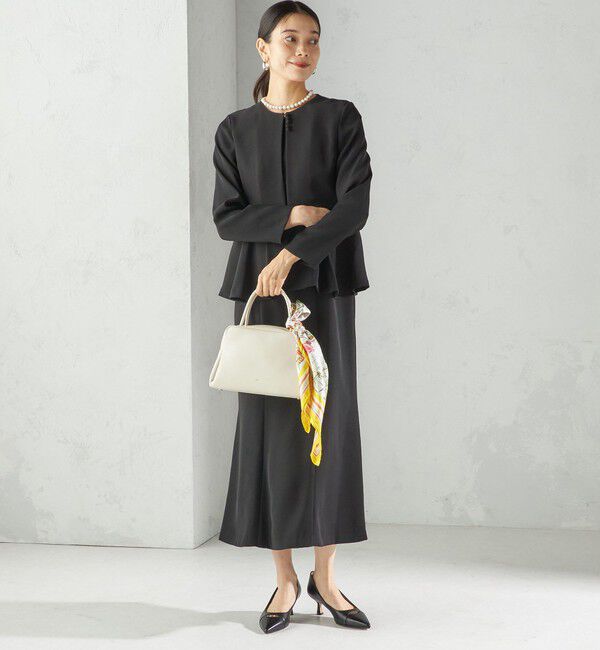 SHIPS for women「Kaene:フレア ジャケット ワンピース（セレモニー対応可）」|ワンピース|