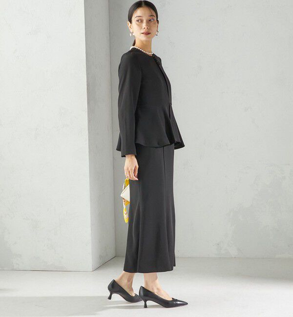 SHIPS for women「Kaene:フレア ジャケット ワンピース（セレモニー対応可）」|ワンピース|