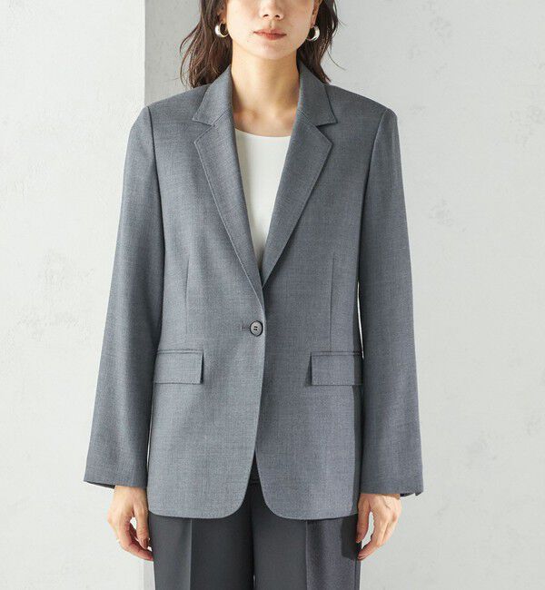 SHIPS for women「ウーステッド テーラード ジャケット（セットアップ対応）」|テーラードジャケット|