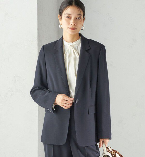 SHIPS for women「ウーステッド テーラード ジャケット（セットアップ対応）」|テーラードジャケット|