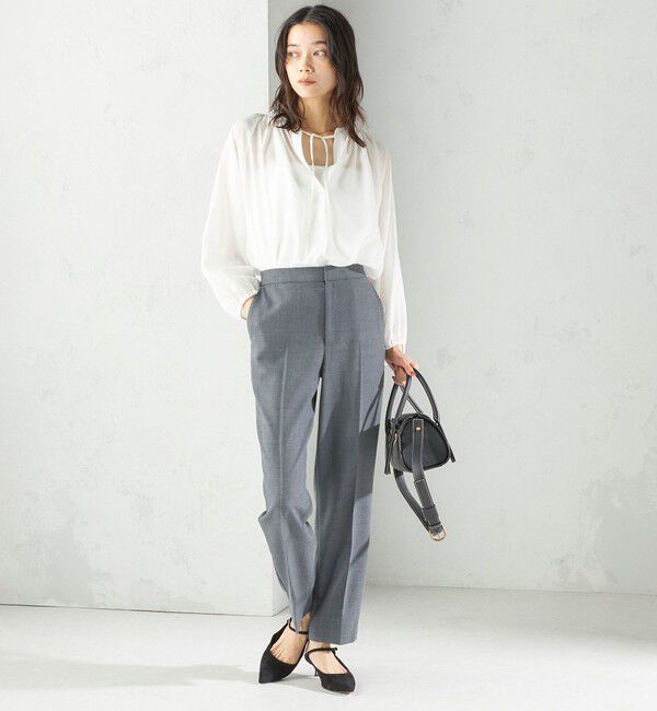 SHIPS for women「ウーステッド テーパード パンツ（セットアップ対応）」|その他|