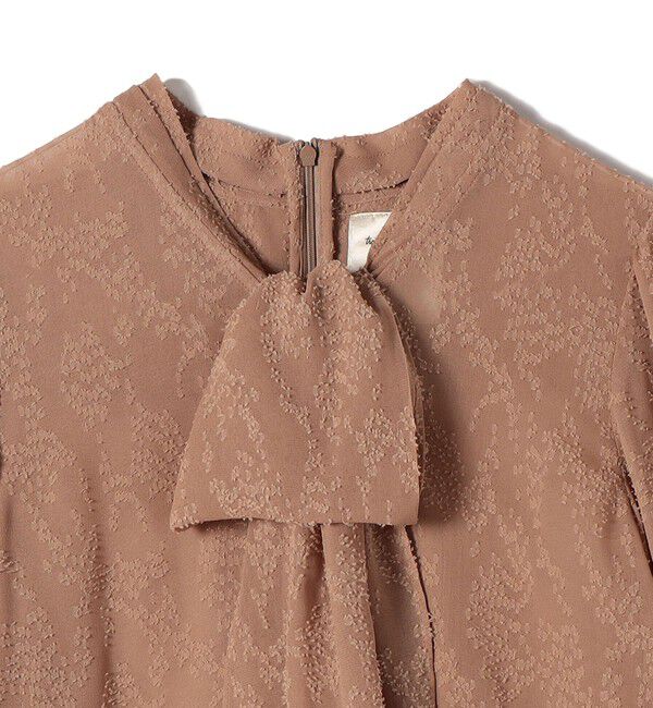 SHIPS for women「【SHIPS別注】troisiemeCHACO: 〈手洗い可能〉2WAY シアー タイ ブラウス（セレモニー対応可）」|シャツ・ブラウス|