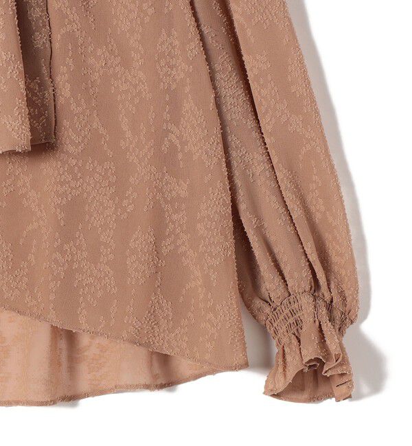 SHIPS for women「【SHIPS別注】troisiemeCHACO: 〈手洗い可能〉2WAY シアー タイ ブラウス（セレモニー対応可）」|シャツ・ブラウス|