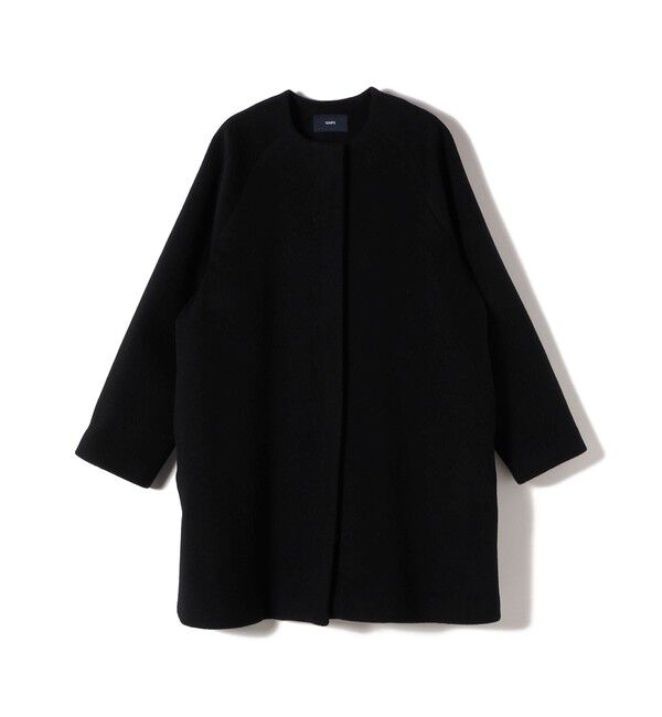SHIPS for women「Pure SUPER100 ノーカラー コート」|ノーカラーコート|
