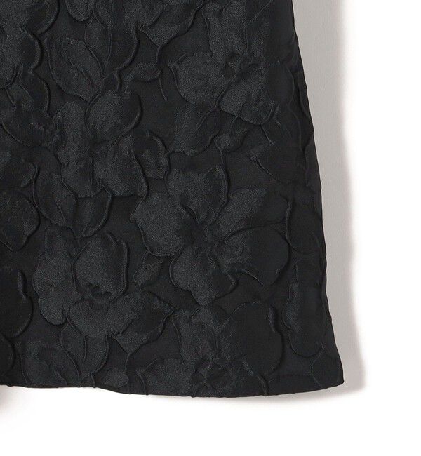 SHIPS for women「〈手洗い可能〉膨れ ジャカード バックタイ フレア ワンピース」|ワンピース|