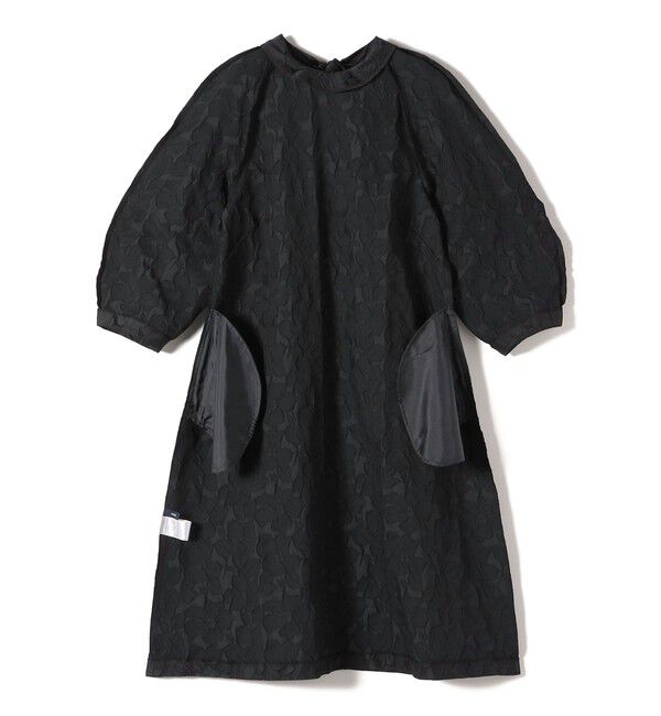 SHIPS for women「〈手洗い可能〉膨れ ジャカード バックタイ フレア ワンピース」|ワンピース|