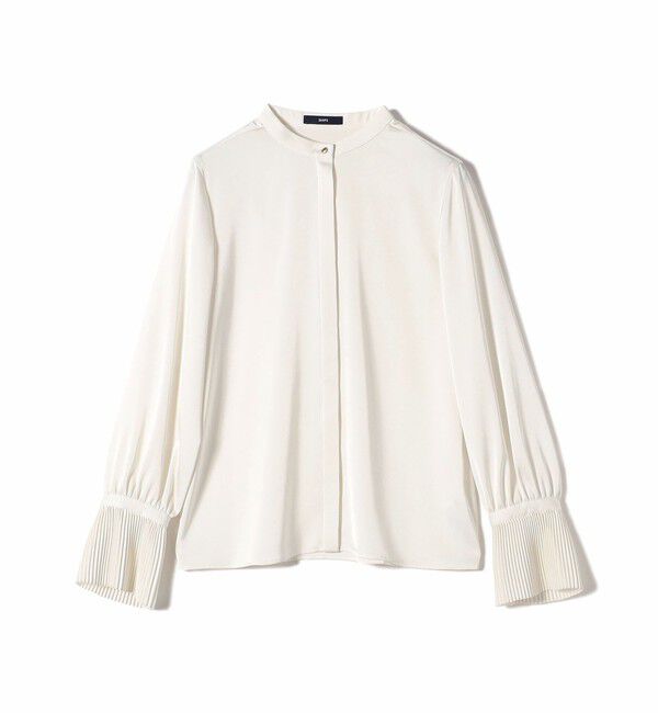 SHIPS for women「〈手洗い可能〉プリーツ 袖 デザイン ブラウス」|シャツ・ブラウス|