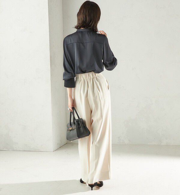 SHIPS for women「〈手洗い可能〉プリーツ 袖 デザイン ブラウス」|シャツ・ブラウス|