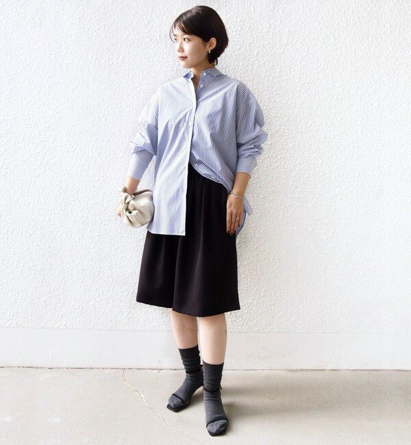 SHIPS for women「〈洗濯機可能〉ドロスト タック ハーフ パンツ」|その他|