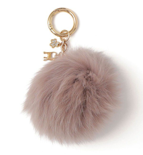 SHIPS for women「フォックス ファーポンポン チャーム」|チャーム・キーホルダー|