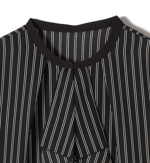 SHIPS for women「〈手洗い可能〉フロント タイ メロー 長袖 ブラウス」|シャツ・ブラウス|