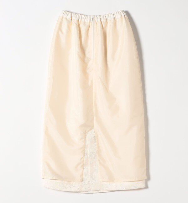 SHIPS any「SHIPS any:〈手洗い可能〉フラワー ジャカード Iライン タック スカート」|スカート|