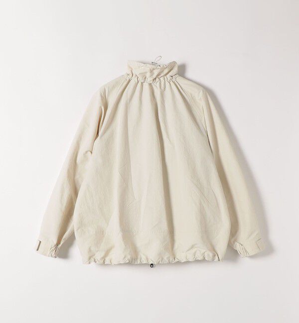 SHIPS any「《予約》SHIPS any:〈洗濯機可能〉ナイロン タスラン ギャザー スタンドカラー ブルゾン」|ブルゾン・スタジャン|