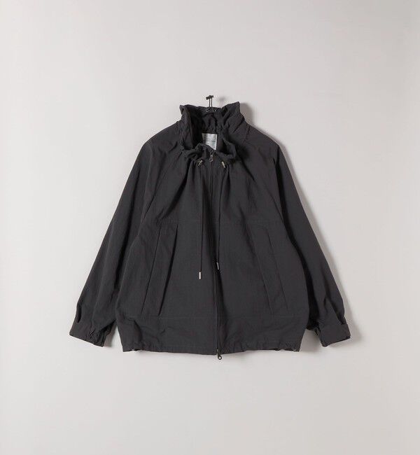 SHIPS any「《予約》SHIPS any:〈洗濯機可能〉ナイロン タスラン ギャザー スタンドカラー ブルゾン」|ブルゾン・スタジャン|