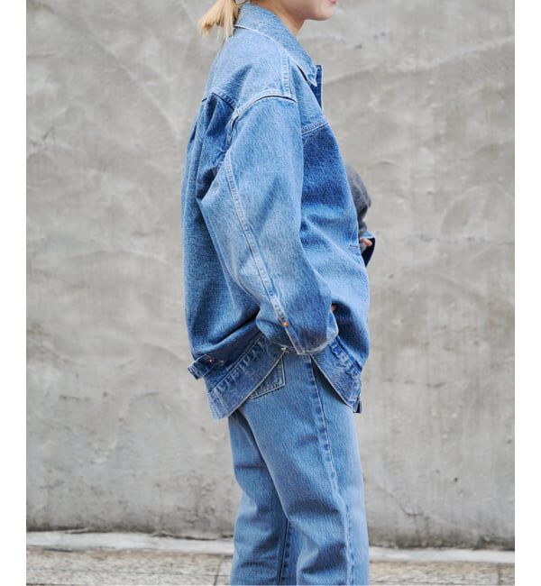 OUTDOOR PRODUCTS Usual Things「ULTデニム1PKTオーバートラッカージャケット」|デニムジャケット|