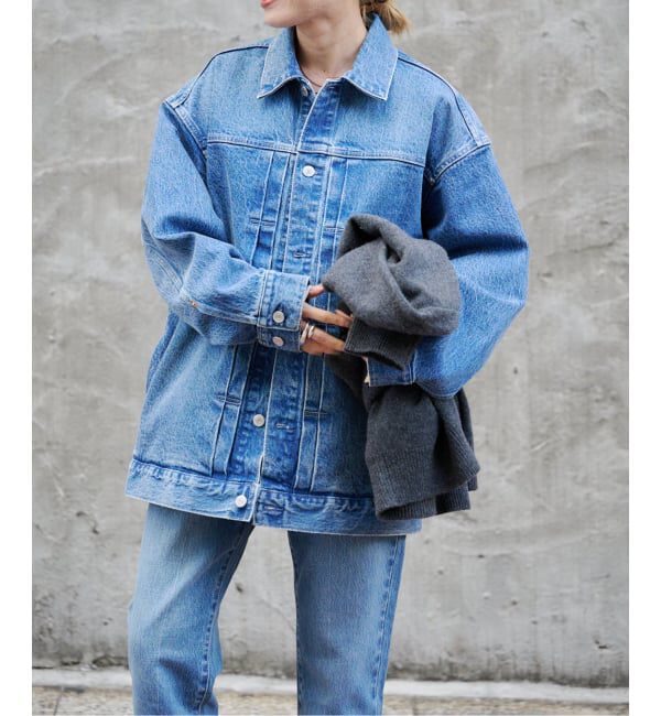 OUTDOOR PRODUCTS Usual Things「ULTデニム1PKTオーバートラッカージャケット」|デニムジャケット|