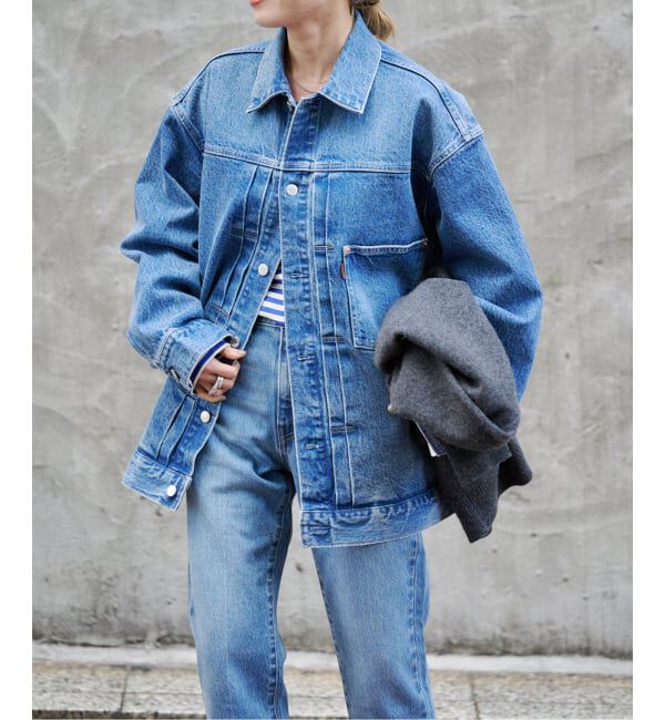 OUTDOOR PRODUCTS Usual Things「ULTデニム1PKTオーバートラッカージャケット」|デニムジャケット|